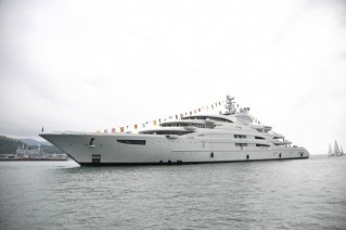 The Fincantieri Yacht ERENE at launch